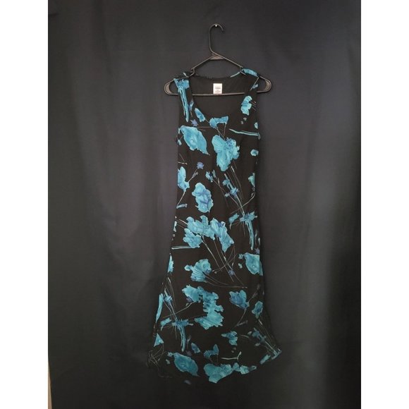 Premier International Ladies Sleeveless black & Teal Casual Dress S (6-8) - Picture 1 of 7